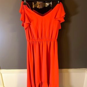 Ladies orange dress
